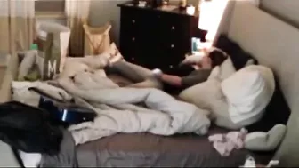 Naughty Step-Mom Caught Masturbating on Hidden Cam