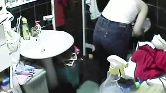 Horny Cougar Caught Jerking Off on Hidden Cam