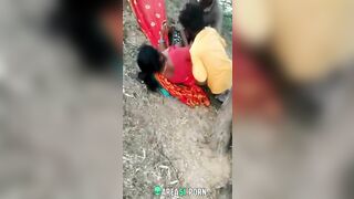 Hardcore Desi Outdoor Sex with Two Hungry Local Guys - No Mercy!