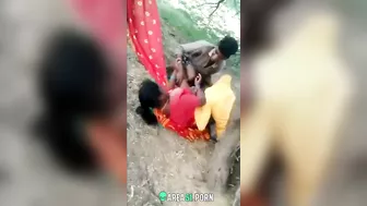 Hardcore Desi Outdoor Sex with Two Hungry Local Guys - No Mercy!