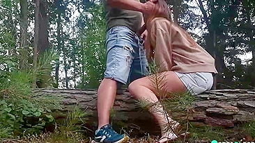 Real Incest: Watch Me Please My Stepbrother's Cock Outdoors!