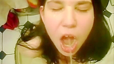Piss-Drinking Whore Gets Her Fill in Hardcore XXX Video