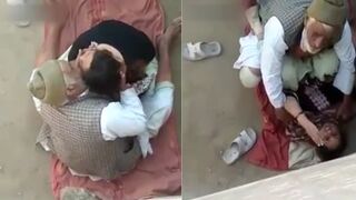 Dirty Old Man Caught Desi Style: Fucking His Neighbor Aunty