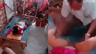 XXX Video: Desi Old Couple Fucking Outside Secretly Captured