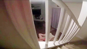 Peeping at My Mom’s Masturbation:The Forbidden Voyeur Moment