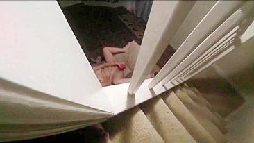 Peeping at My Mom’s Masturbation:The Forbidden Voyeur Moment