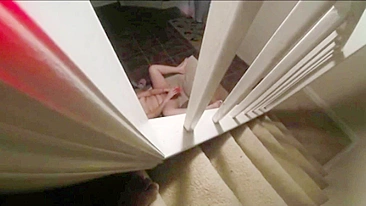 Peeping at My Mom’s Masturbation:The Forbidden Voyeur Moment