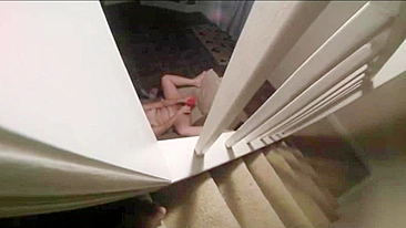 Peeping at My Mom’s Masturbation:The Forbidden Voyeur Moment