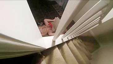 Peeping at My Mom’s Masturbation:The Forbidden Voyeur Moment