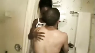 Black Teen Mocha Juicy Pussy Anal Fucks With Boyfriend