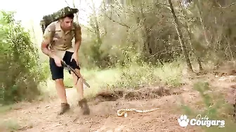 African Black Teen Fucked by Young Ranger African Black Teen Fucked by Young Ranger