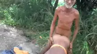 Native Bush People Fucking Outdoor