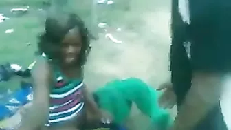 South African Street Hooker Gets Fucked In Public