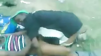 South African Street Hooker Gets Fucked In Public