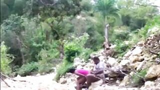 African Teens Having Forbidden Premarriage Sex In The Jungle