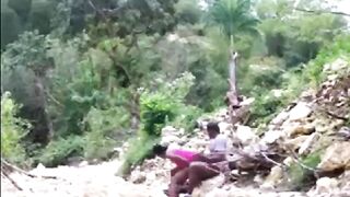 African Teens Having Forbidden Premarriage Sex In The Jungle