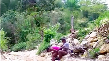 African Teens Having Forbidden Premarriage Sex In The Jungle