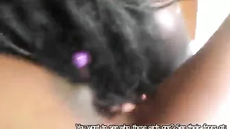 Horny African sistas get a room to taste each others pussies
