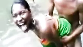 African Tribe Girl Fucking In Front Of Unleashed Crowd