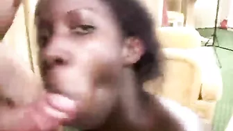 Horny African Petite Roughly Fucked in Interracial Gang Bang Horny African Petite Roughly Fucked in Interracial Gang Bang