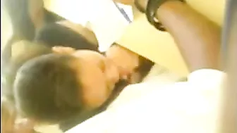 Amateur Classroom Blowjob and Cum Swallow at African College During Class