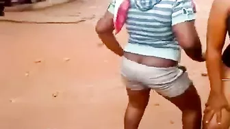 Greetings From Africa! Sexy Black Chick With Short Hair Fucked Hard