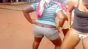 Greetings From Africa! Sexy Black Chick With Short Hair Fucked Hard