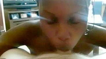 Amateur Busty Dark Ebony African Woman Gets Fucked By White Guy