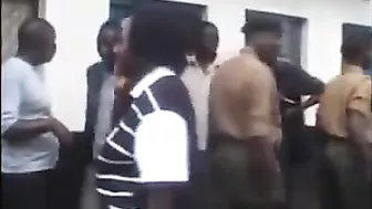 African Cheating Wife Gets Busted Cheating And Whole Village Gets Alerted By Her Husband To Se The Adulteress At Work