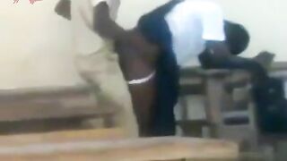 Kongo Teacher Busted Fucking Student Girl at Classroom