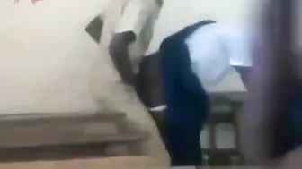 Kongo Teacher Busted Fucking Student Girl at Classroom