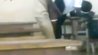 Kongo Teacher Busted Fucking Student Girl at Classroom