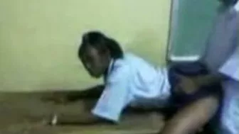 Real African Teacher Fucked In A Classroom By Her Student And Taped By His Friend