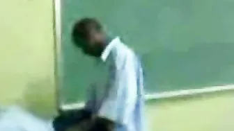 Real African Teacher Fucked In A Classroom By Her Student And Taped By His Friend