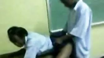 Real African Teacher Fucked In A Classroom By Her Student And Taped By His Friend