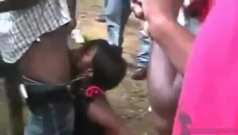 African Blowjob Porn - Mass Blowjob With One Shameless African Hooker In A Public Park | AREA51. PORN