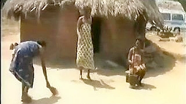 Native Girls Go Crazy For Sex Under Hot African Sun