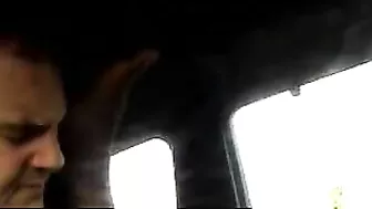 Real Amateur African Hooker Doing White Customer In Car In South Africa