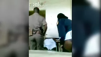 Real African Cops Having Sex at the Police Station