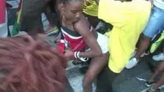 African Booty Dance On The Street