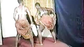 Real African Native Women Booty Dance and Striptease