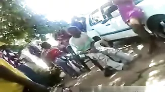 South African Sluts Fuck Stranger In Public While Crowd Of People Watching