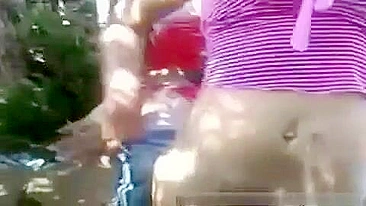 South African Sluts Fuck Stranger In Public While Crowd Of People Watching