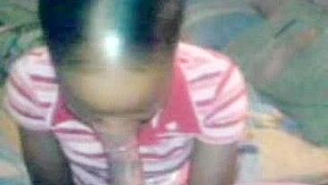 African Girl Blows And gets Mouth Ful Of Cum