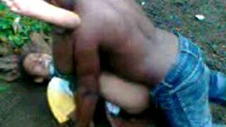 African Native Woman Fucked In Jungle - Amateur Mobile Phone Video