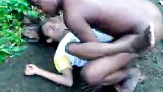 African Native Woman Fucked In Jungle - Amateur Mobile Phone Video