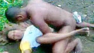 African Native Woman Fucked In Jungle - Amateur Mobile Phone Video