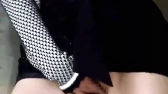 XXX Uncensored - Masturbation session of a naughty Japanese neighbor is secretly captured by a voyeur.