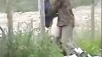 Uninhibited, Raucous, Drunken Couple Fucking in Public