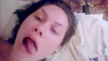 Drunk Amateur Brunette Gets Mouth-Fucked and Cummed on